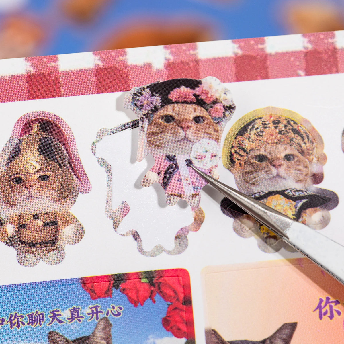 600+ Pcs Cartoon Cat Life Sticker Books, Aesthetics Cat Stickers for Journaling Scrapbook DIY Crafts, Phone Case, Water Bottle