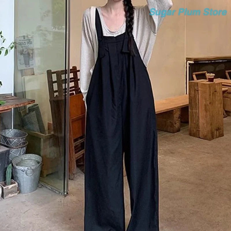 Damenhose mit weitem Bein und Taschen