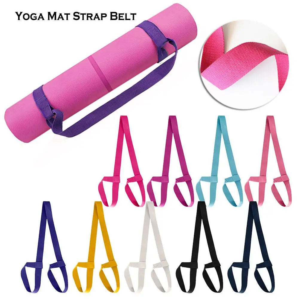 Cotton Yoga Mat Carry Strap and Stretching Belt