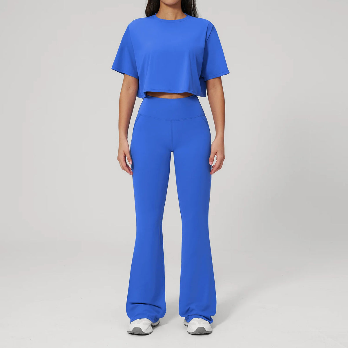 Ensemble yoga femme, 2 pièces, haut et legging