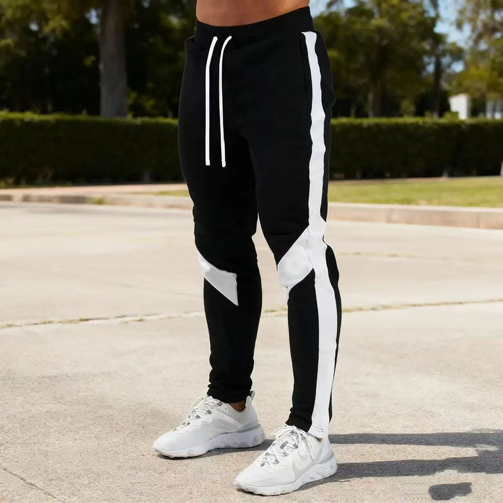Pantaloni jogger uomo lunghi in poliestere