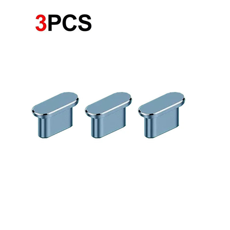 1-5Pcs Metal USB Type C Dust Plug For iPhone 18 17 16 Pro Max Mobile Phone Type-C Charging Port Protector Cover Cap Stopper