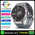 2026 New GPS Trajectory Smart Watch Men 1.85inch HD AMOLED Screen 710mAh Battery Sport Bluetooth Call Smartwatch For Android IOS
