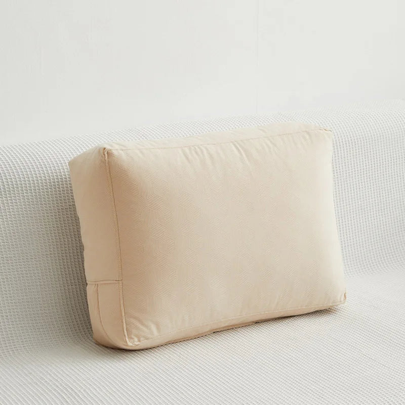 Rectangular Sofa Pillowcase Back Cushion Cover Fleece Fabric Nordic Home Living Room Decorate Lumbar Pillow Case Unstuffed