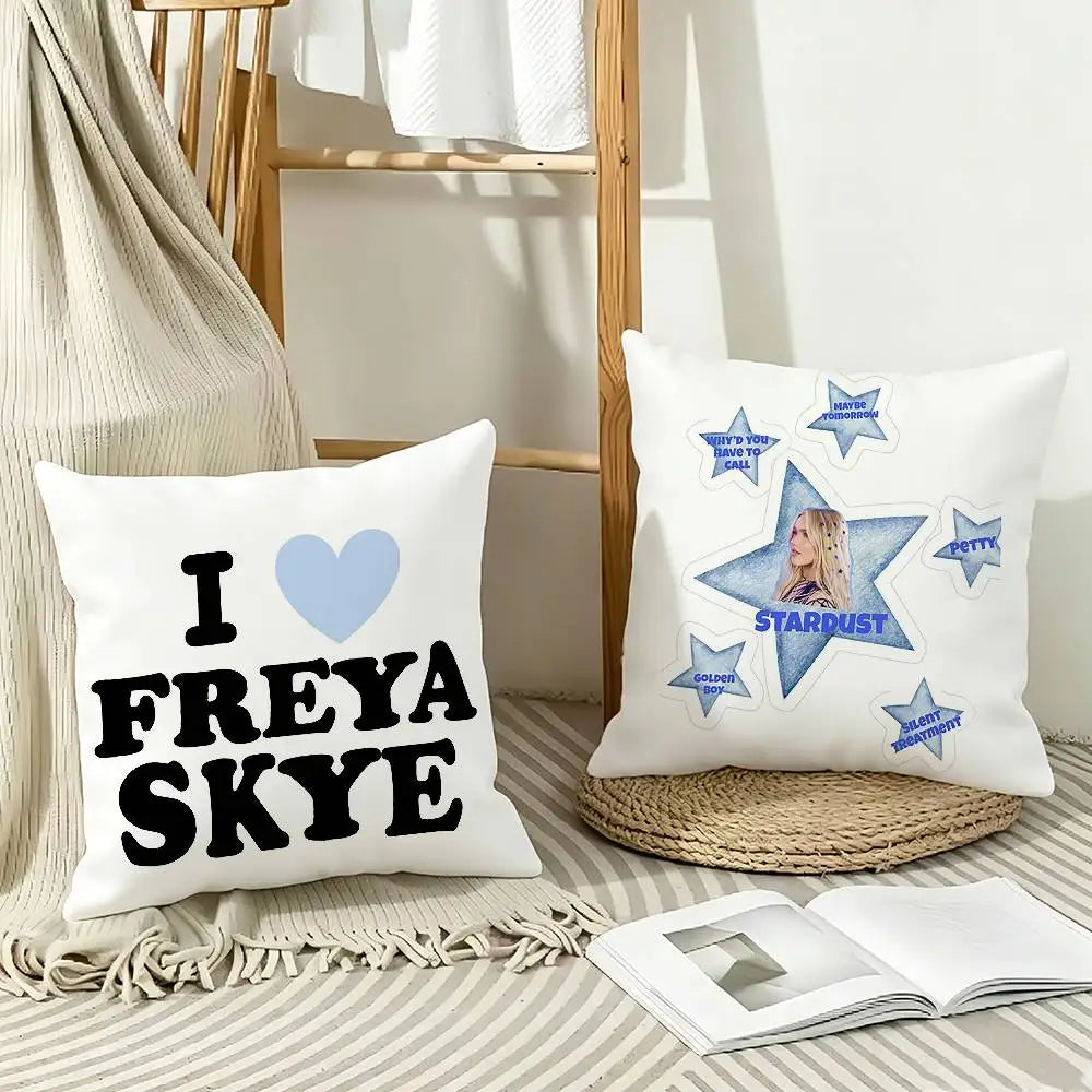 Federa decorativa stampata per cuscino, in poliestere
