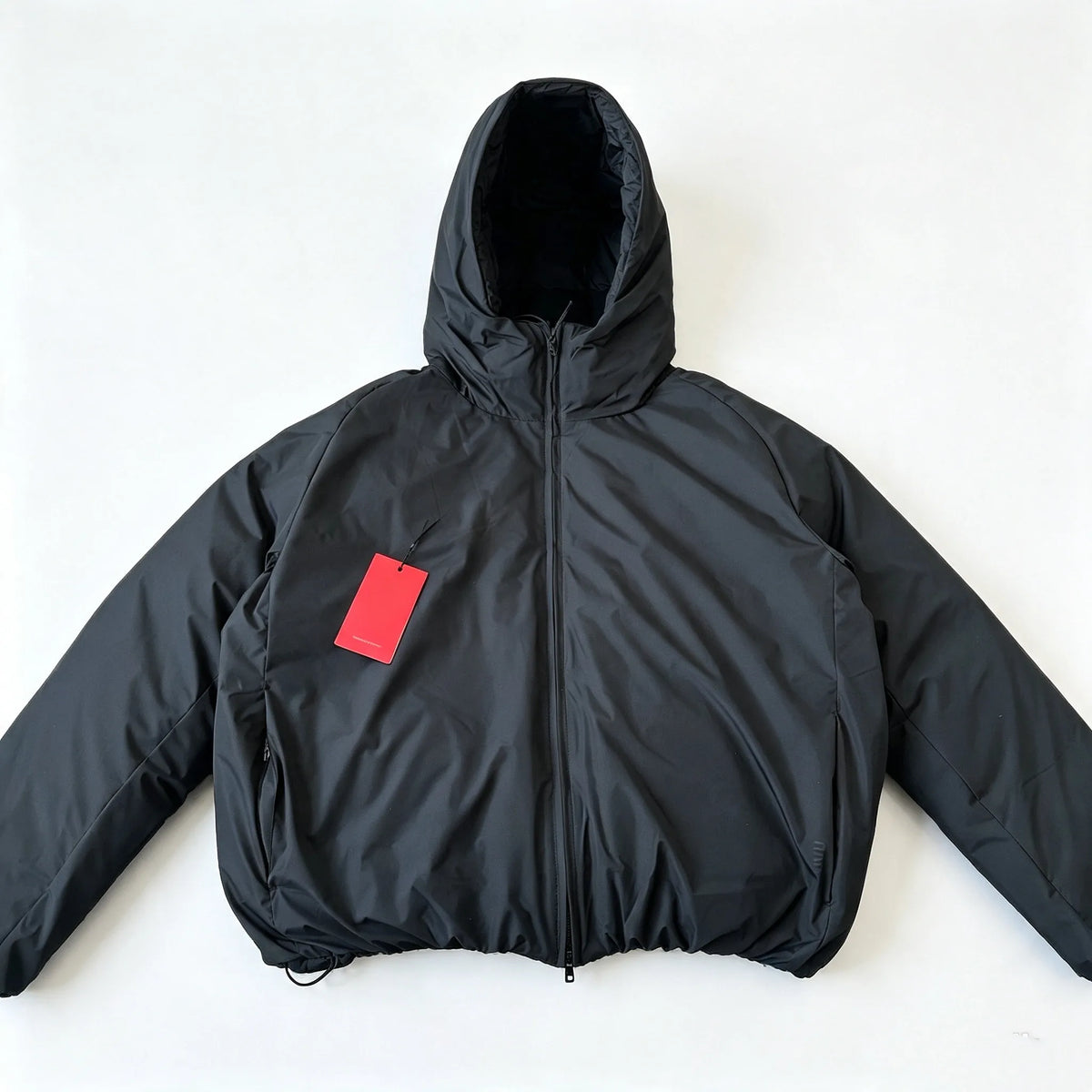 Giacca imbottita con cappuccio e tasche zip