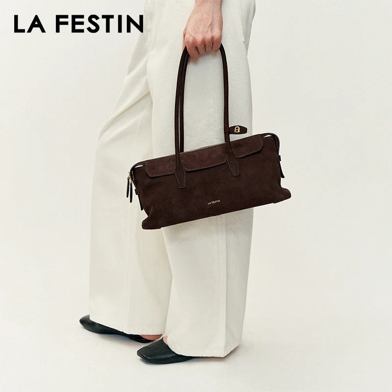 LA FESTIN Original Brand Women's Bag New Shoulder Bags Handbag Designer Bags Woman Luxury 2026 Tote Bags Leather Bag