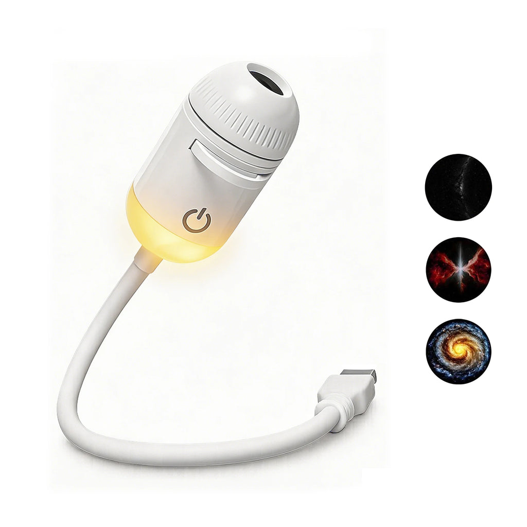 Salange 2-in-1 USB Galaxy Projektor Nachtlicht Sternenhimmel Projektor Lampe Manueller Fokus Für Urlaubsatmosphäre/Foto-Szenarien