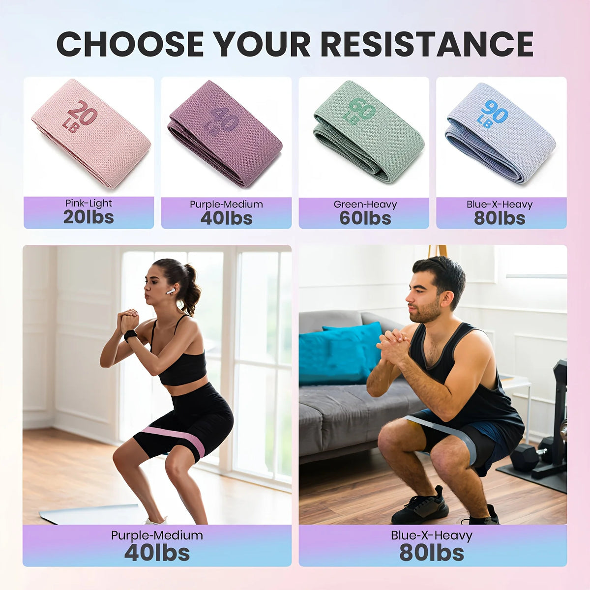 Bandas de resistencia con pesas, adecuadas para fortalecer el core, practicar pilates y yoga y realizar entrenamientos de cuerpo completo, kit de fitness portátil, la mejor opción para estudios de yoga y entrenamientos en el gimnasio