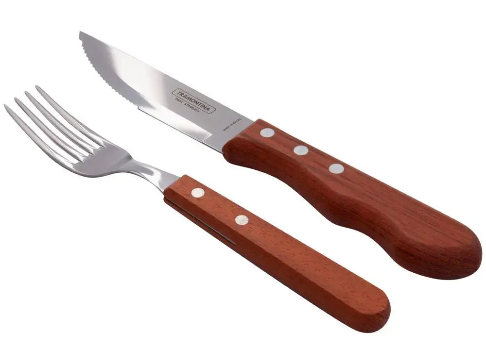 Tramontina Inox Cutlery Set for Dynamic Jumbo Quanti Barbecue