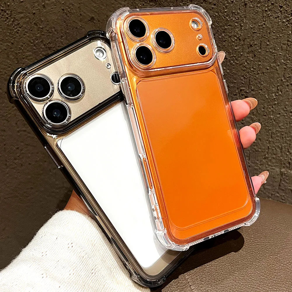 Shockproof Bumper Protector, HD Clear Acrylic Phone Case for iPhone 18/17/16/15/14/13/12/11 Pro Max, Transparent Back Cover Case