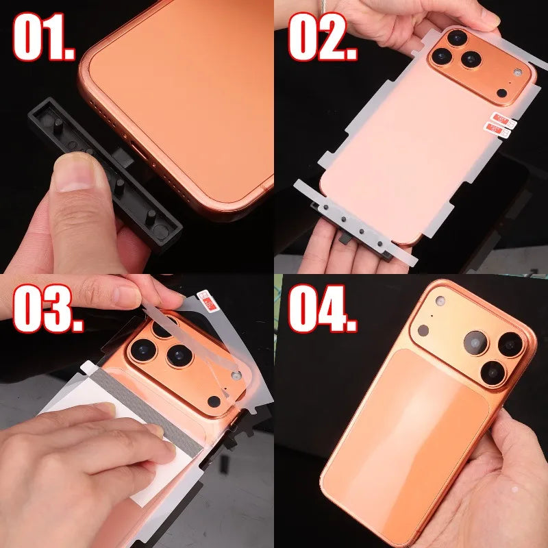 1-3Pcs For Apple IPhone 18 Pro Max 18Pro 17Pro Wrap Side Edge Back Protector Scratch Autorepair Matte/HD Soft TPU Hydrogel Film