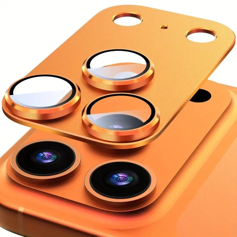 1pc Protective Film for iPhone 17 18 Pro Max For iPhone 17 18 Pro/17 Air DUO Full Coverage Camera Lens Protection Metal Frame