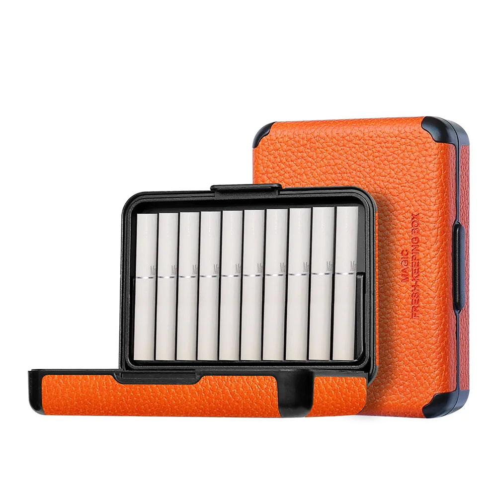Étui en cuir litchi, boîte à cigarettes portable pour IQOS ILLUMA/ILLUMA ONE/ILLUMA PRIME, étui de protection pour accessoires de fumeur