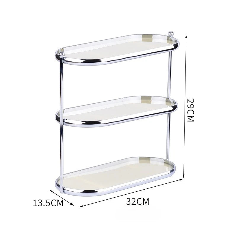 Moderne Aufbewahrungshalter Organizer Make-up-Regale Wohnzimmer Dekoration Präsentationsständer Schreibtisch-Organisationsregal Ästhetisches Zubehör