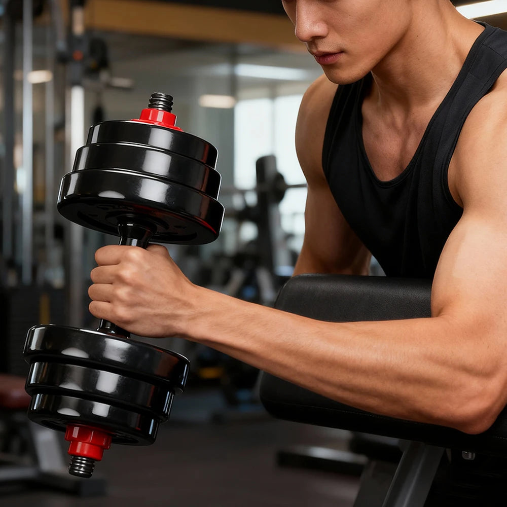 Adjustable Dumbbell Set for Home Strength Training