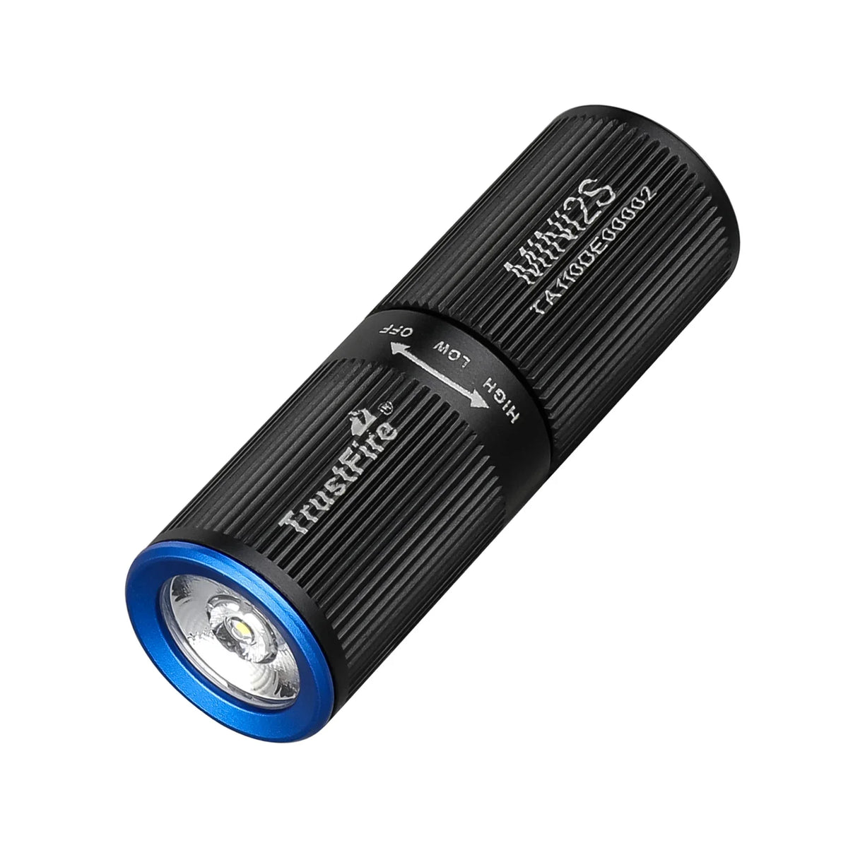 Trustfire Mini2s Mini-USB-wiederaufladbare Taschenlampe 220 Lumen EDC-Schlüsselanhänger Leistungsstarke Arbeitslampe 2 Modi IPX8 Kleine tragbare LED-Lampe