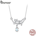 Collana con pendente a forma di gatto
