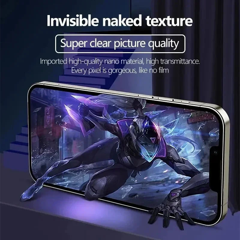 5Pcs Full Cover Hydrogel Film For iPhone 13 12 11 14 15 18 Pro Max Screen Protector For iPhone 16 17 PRO XR X XS MAX Not Glass