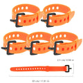 1-10PCS Rubber Tension Strap Cargo Belt Travel Compact Ties Fixed Cargo Tie Lashing Outdoor Camping Down Luggage Buckle Strap