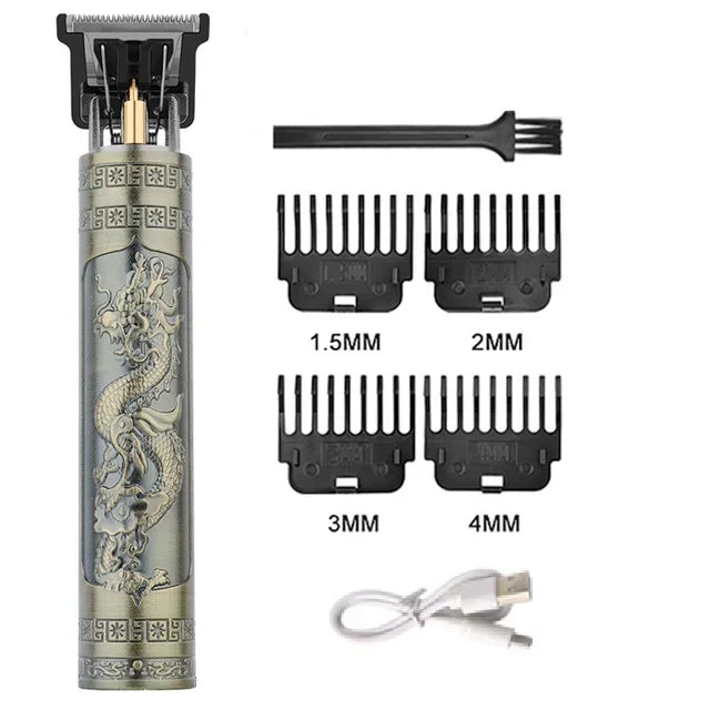 Carving Haarschneider Professionelle Haarschneidemaschine Friseurbetrieb Wiederaufladbarer Haartrimmer Metall-Haarschneidemaschine Haarschneider für Herren
