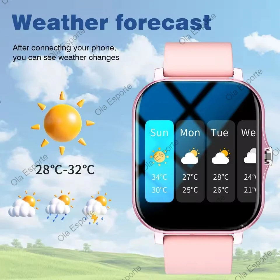 Smartwatch da 1,83″ con chiamate Bluetooth e notifiche