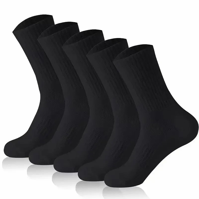 5/10/20 Paar neutrale Socken in Unifarben mit Rundhalsausschnitt, für Frühling und Sommer, schweißabsorbierend, atmungsaktiv und bequem, Sportsocken für alle Jahreszeiten