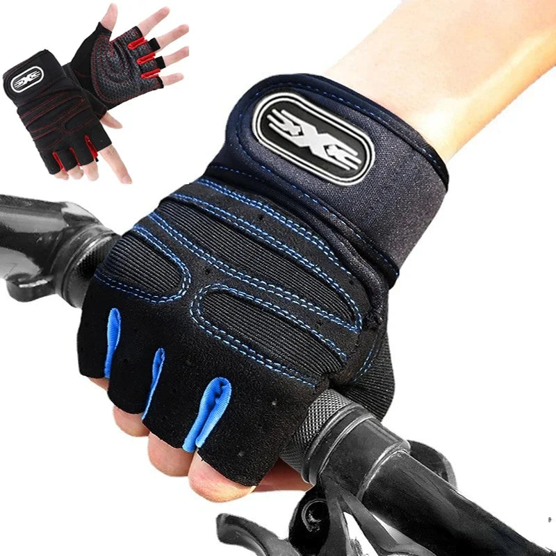 Half-Finger Cycling and Hiking Gloves for Men and Women