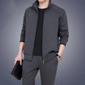 Ensemble de jogging décontracté pour homme automne-hiver, tenue de sport zippée, survêtement deux pièces pour homme