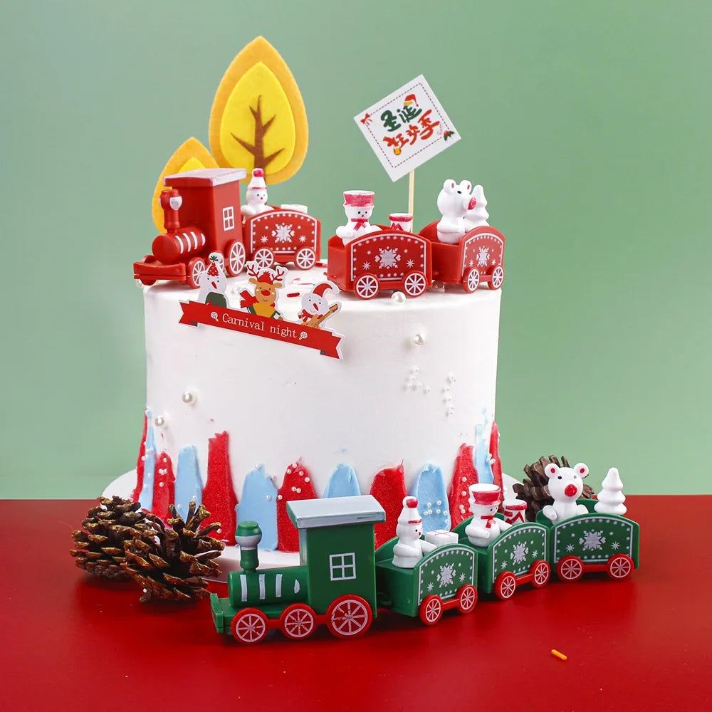 Christmas Train Decorations for Home Xmas Ornament Navidad Gifts Merry Christmas Party Decorations For Home 2026 Gifts