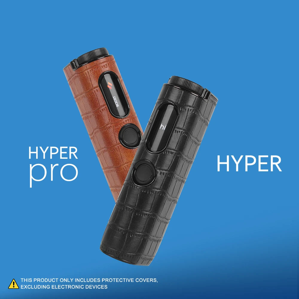 Funda protectora de piel sintética (PU) adecuada para HYPER pro, moderna y a la moda, que protege los accesorios del cigarrillo electrónico.