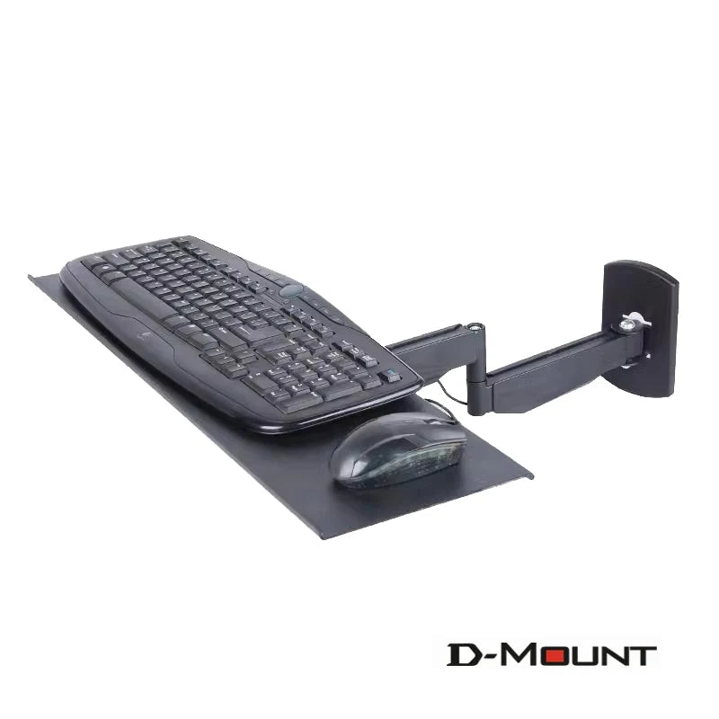 Support clavier mural D-MOUNT 200-KYM3 600x185mm pour poste de travail debout, bras long