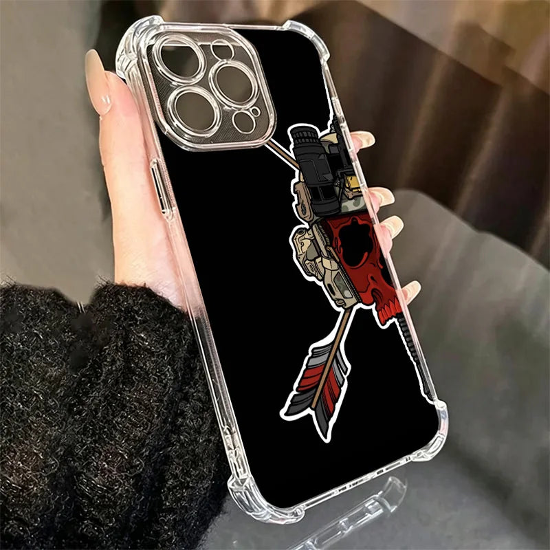 Forward Observations Group Phone Case For Apple iPhone 18 17 Pro Max 17E 16E Air 16 Pro 15 14 Plus 13 12 Mini TPU Transparent Pa