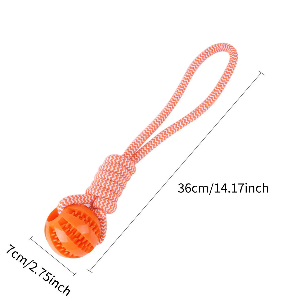 Hundespielzeug, robuster Ball aus Baumwollseil zum Futterausgeben und Halten, interaktives Puzzle-Spielzeug zur Zahnpflege und zum Training
