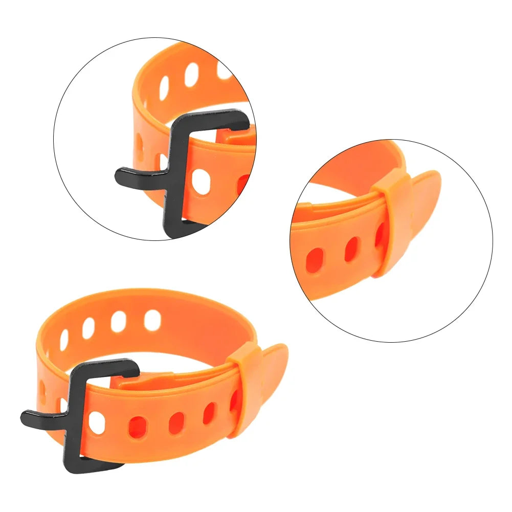 1-10PCS Rubber Tension Strap Cargo Belt Travel Compact Ties Fixed Cargo Tie Lashing Outdoor Camping Down Luggage Buckle Strap