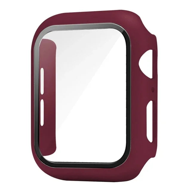Glass+Cover for Apple Watch Case 10 9 8 7 6 SE 5 iWatch Accessory Screen Protector iWatch Series 46mm 44mm 40mm 41 45mm 38 42mm