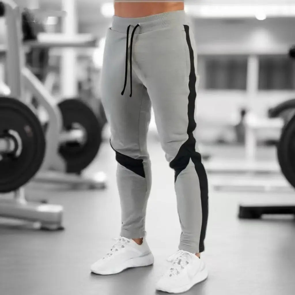 Pantaloni jogger uomo lunghi in poliestere