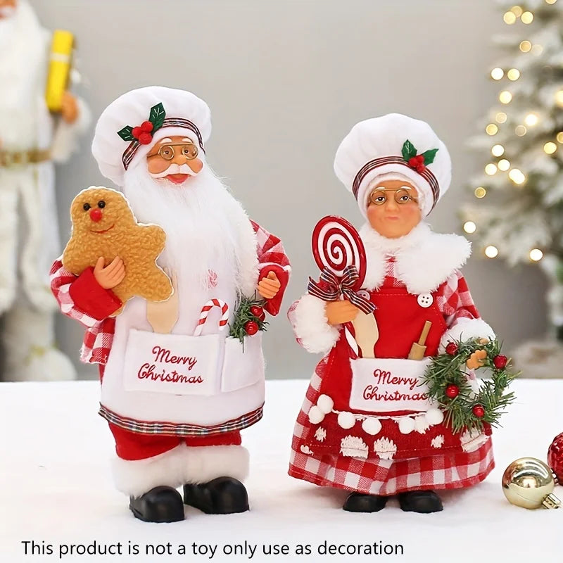 Chef de Noël, décoration d'intérieur, décoration de fête de Noël, décoration d'anniversaire, décorations de table cadeaux de Noël