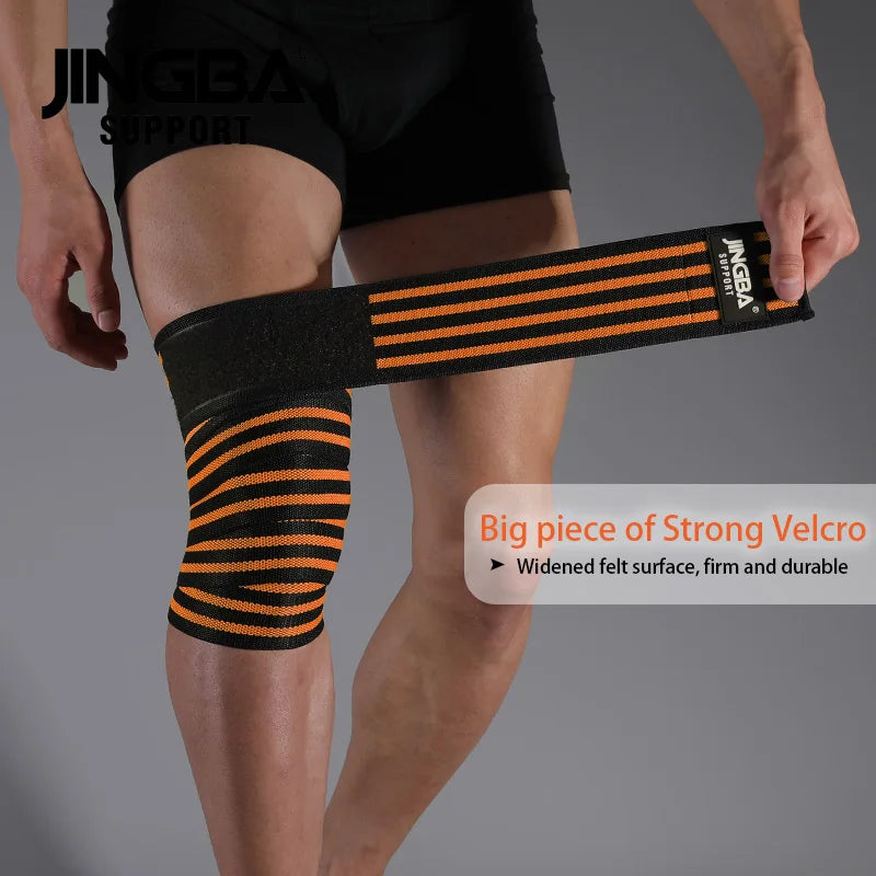 Elastic Knee Wraps for Weight Training