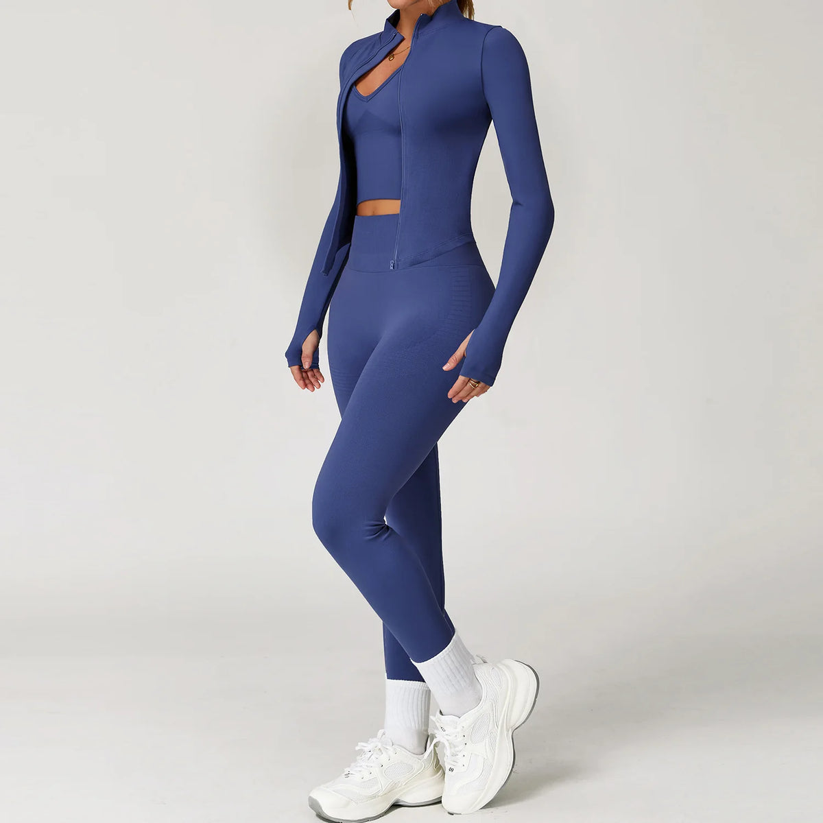 Conjunto de yoga de mujer, top y leggings