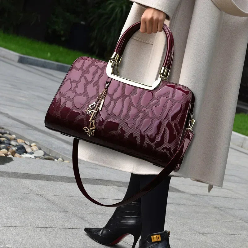 2026 New Fashion Alligator Women Handbags European Design Patent Leather Shoulder Bags Female Girl Brand Luxury Crossbody Bag