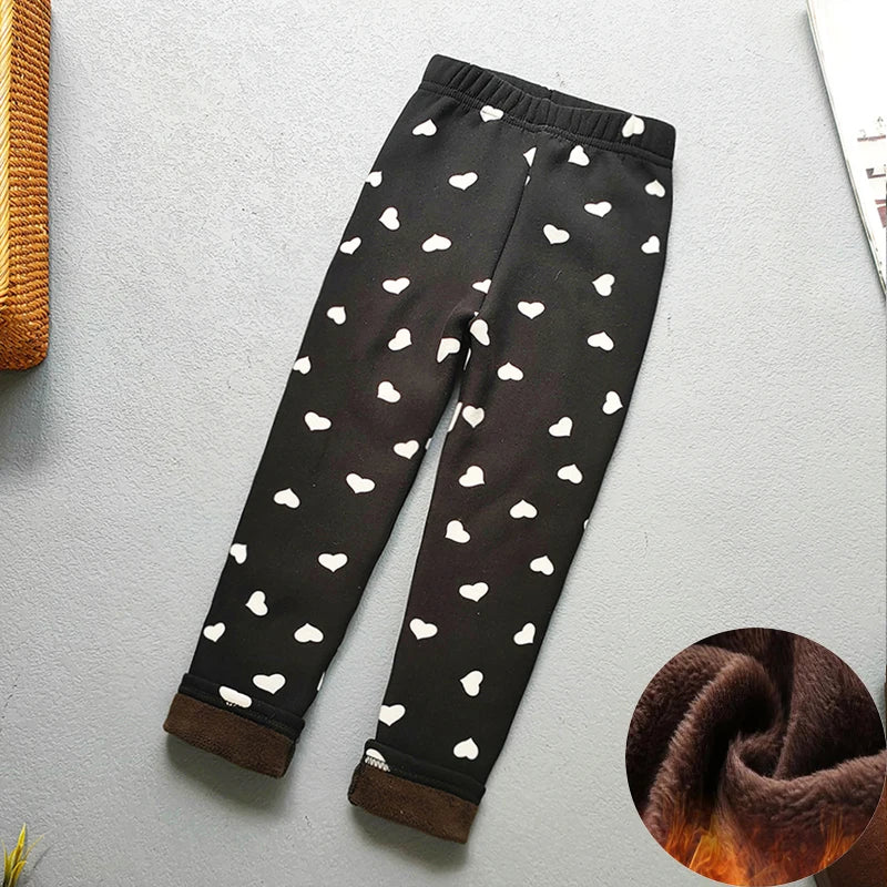 Children’s Fleece-Lined Printed Leggings