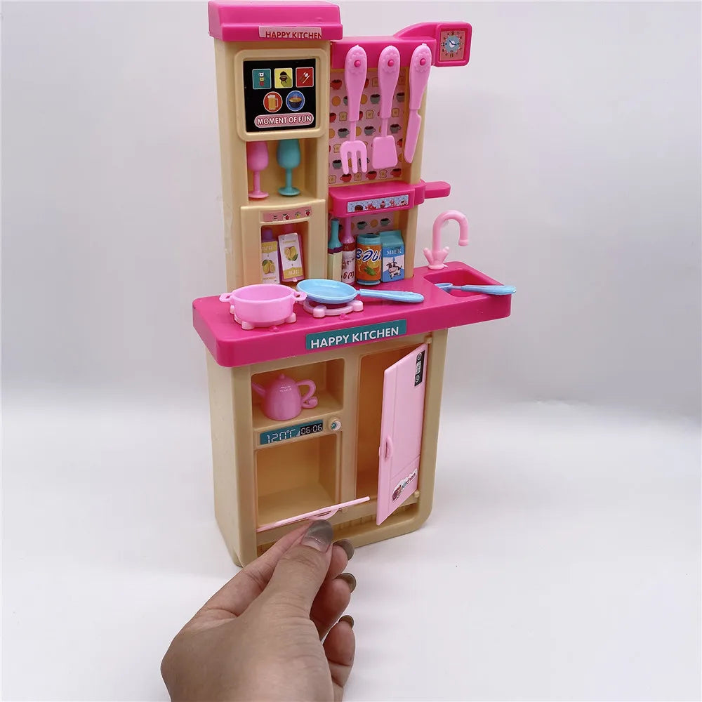 Dollhouse Fashion Simulation Mini Kitchen Accessories Family House Doll Gift Suitable for 30 cm Doll