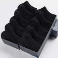 10 Paar / niedrige schwarz-weiß-graue Baumwollsocken, Herrensocken, atmungsaktive Sportsocken, kurze Herrensocken, Damensocken, EU 37–44