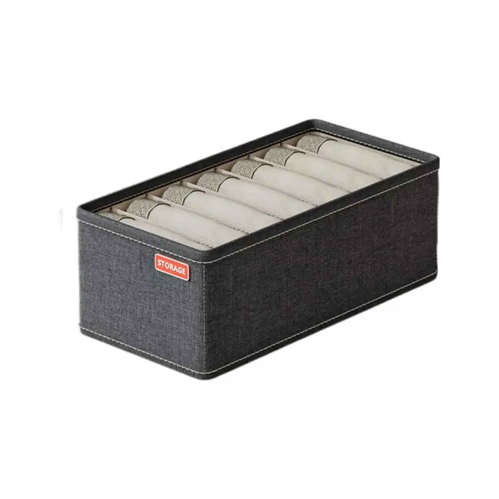 Organizador de ropa interior, calcetines y sujetadores, caja de almacenamiento para cajón de armario, organizador de cajones, estuche de almacenamiento clasificado para el hogar