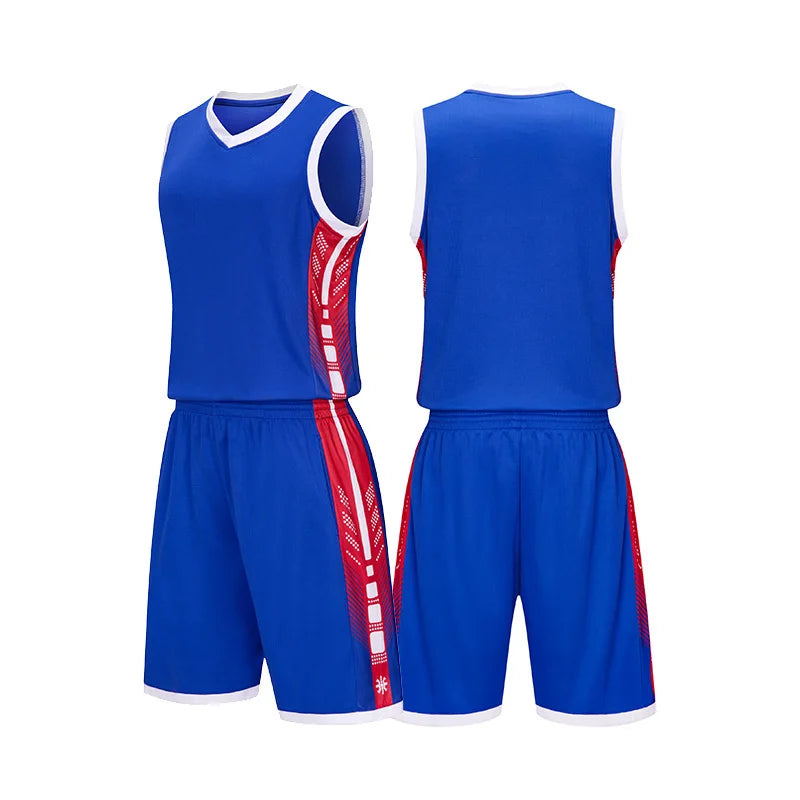 Adult Kid Basketball Jersey Youth Quick-drying Breathable Unisex Team Training Uniform Shirt Sportswear Child Tracksuit Outfit