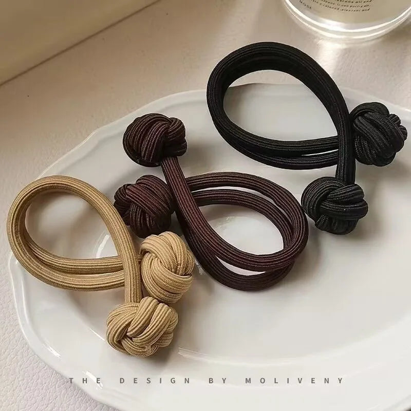 Simplicity Stretchy Rubber Hair Ties for Women, High-Elasticity Fashion Hair Scrunchies for Girls, Hair Accessories