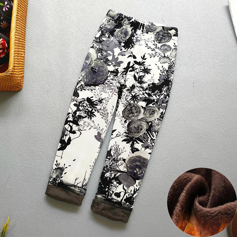 Children’s Fleece-Lined Printed Leggings