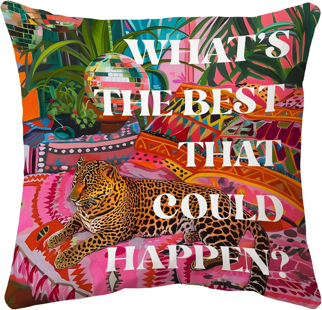 Funda de almohada con estampado tropical, cojín decorativo para dormitorio, casa, cama y accesorios del hogar