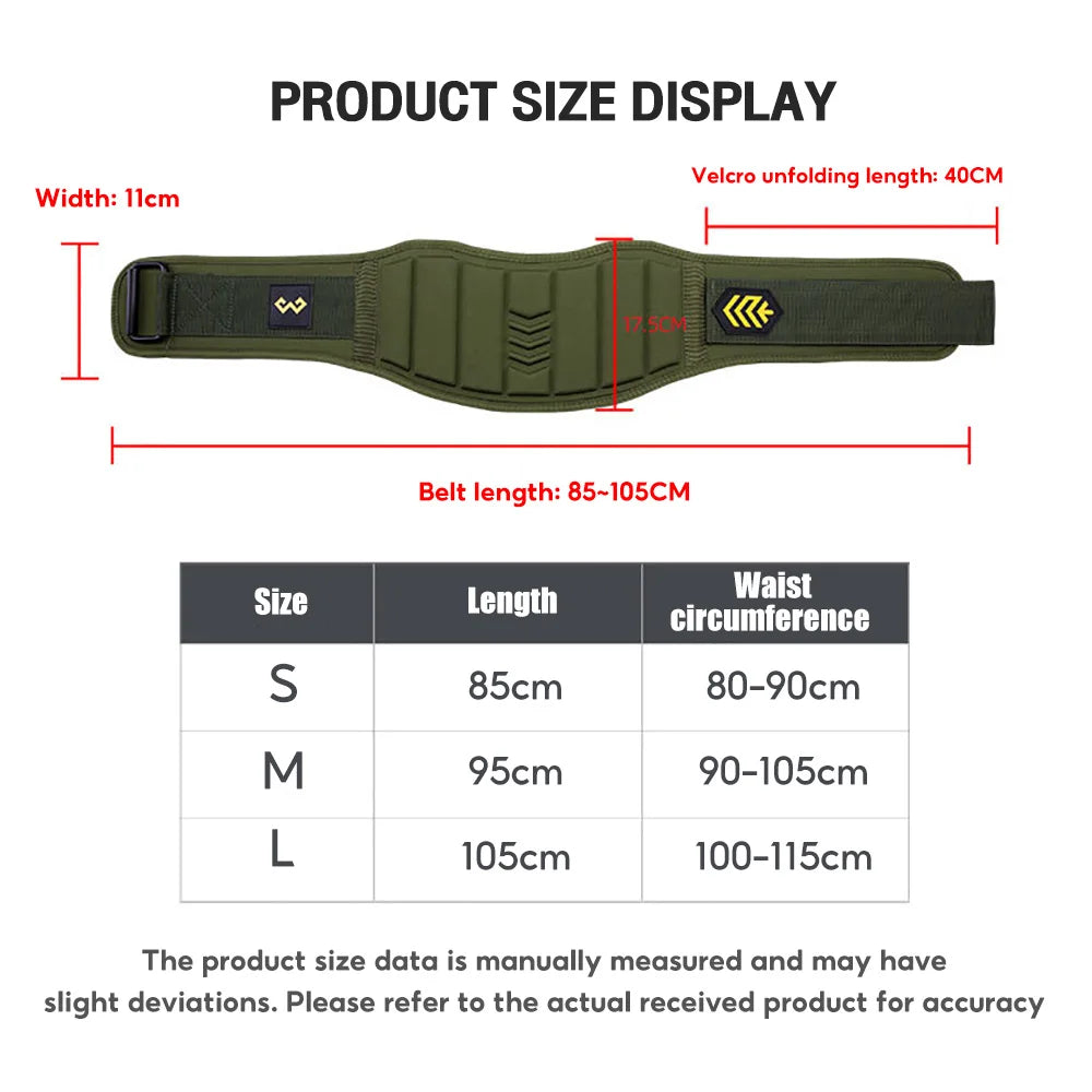EVA Weightlifting Belt for Squats and Strength Training